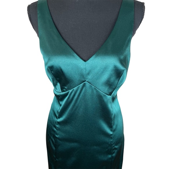Birdy Grey Gloria Satin Bridesmaid / Formal Dress – Emerald –‎ Medium - Picture 3 of 8